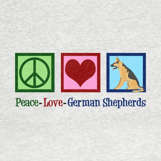 Peace Love German Shepherds by epiclovedesigns